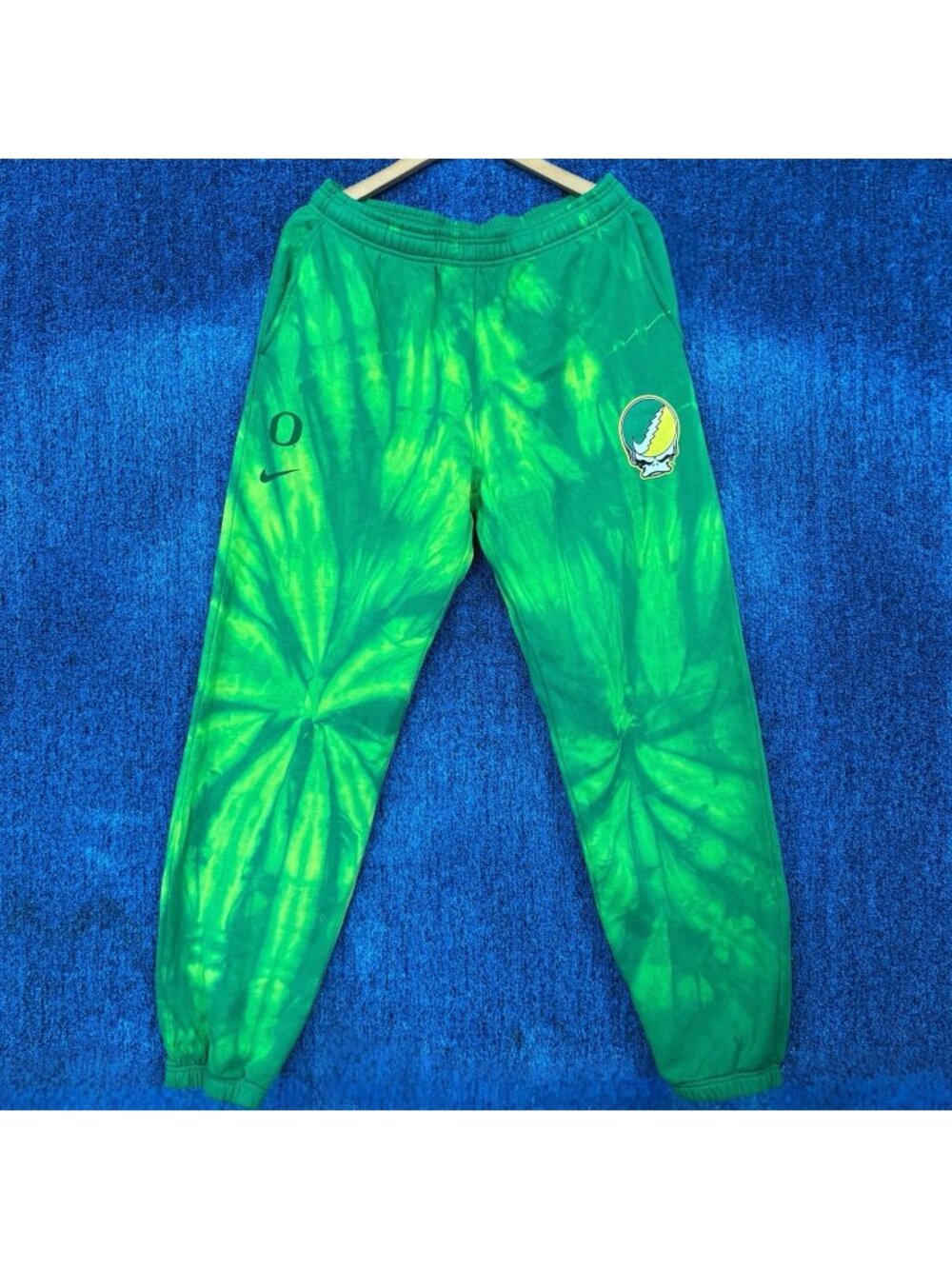 Nike x Oregon Ducks x Grateful Dead Graphic Tie Dye Joggers Size Large